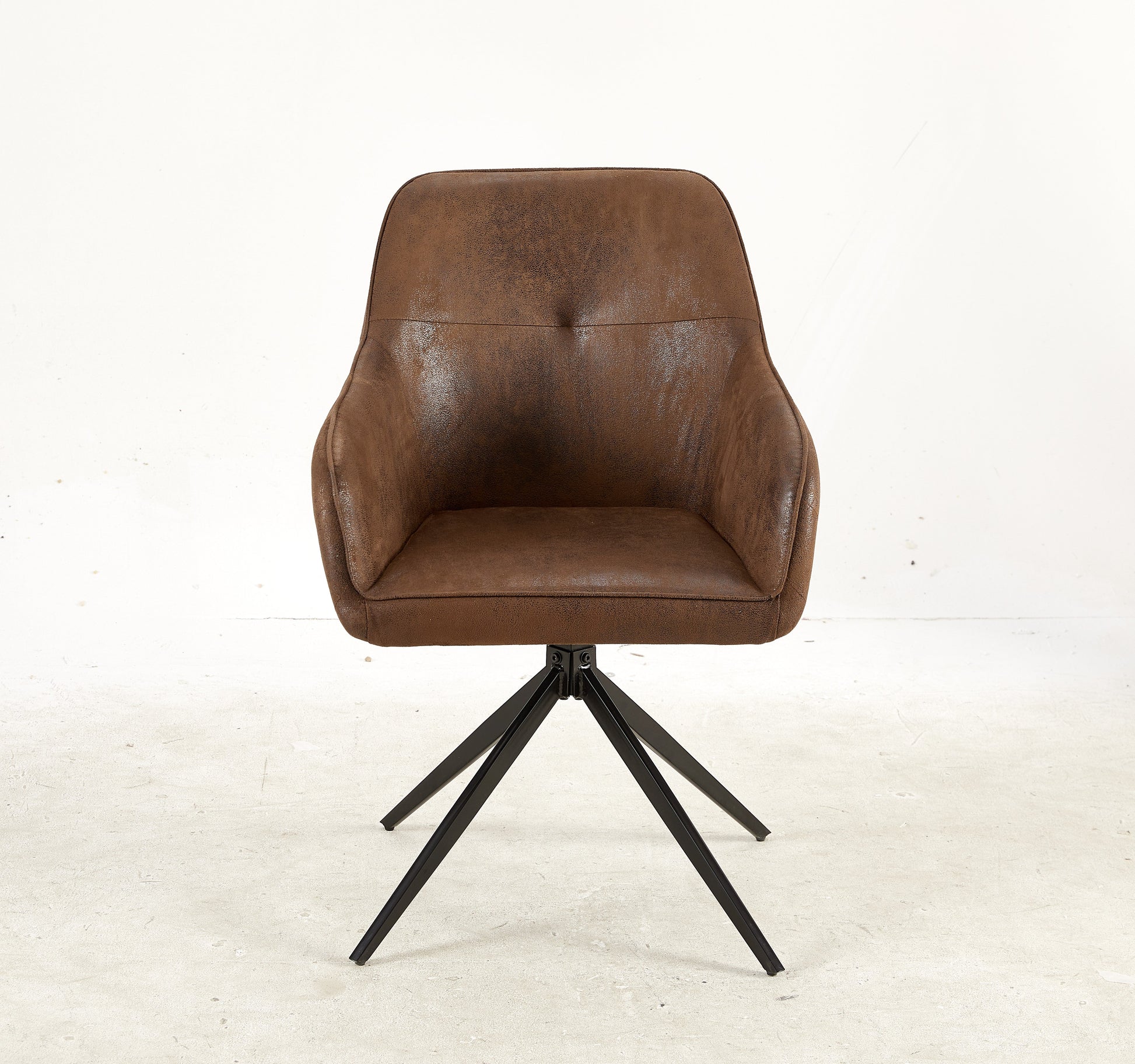 Modern chairs (2 sets) with soft iron leg cushions and comfortable backrest double layered chairs - Korvel