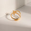 Gold-Plated Stainless Steel Star Ring - Korvel