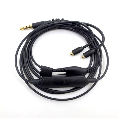 Audio cable suitable for Shure SE215+wired version MMCX interface headphone cable with wired control - Korvel