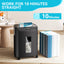 Heavy Duty Cross Cut Paper Shredder - 15 Sheets Capacity