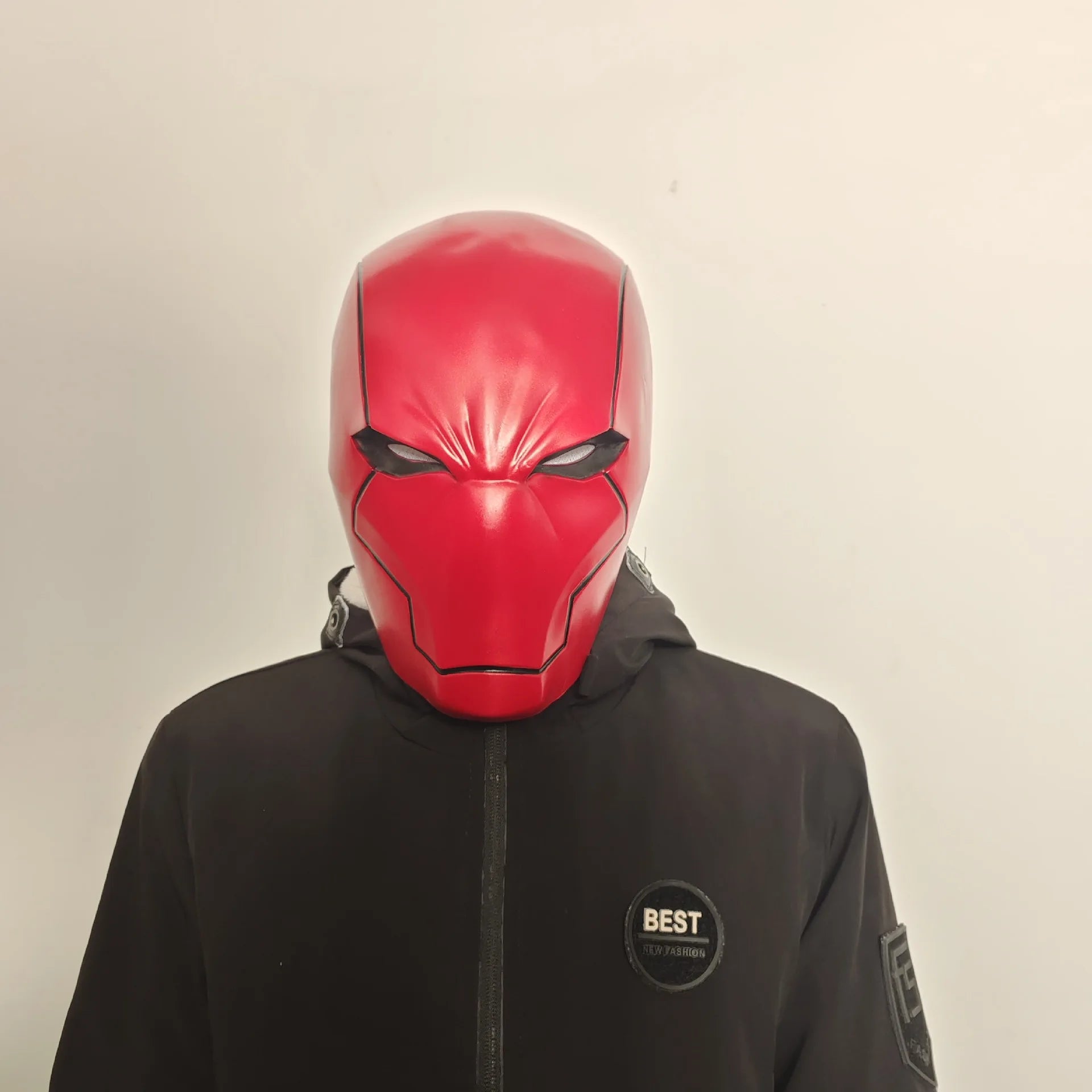 Movie Cosplay Red Hood Mask Arkham Knight The Dark Knight Masks Helmet Man Full Head Cosplay Prop Halloween Fancy Party Headwear - Korvel