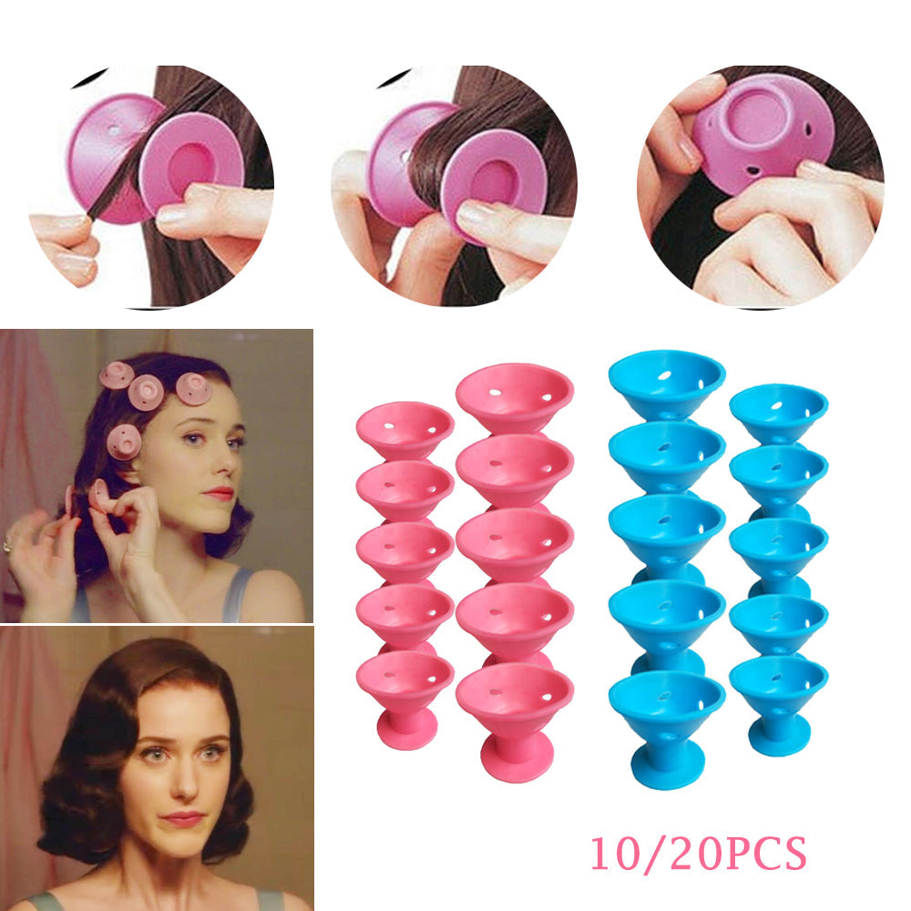 Magic Hair Care Rollers Set - No Heat Soft Silicone Curlers
