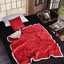 2 in 1 Flannel Cushion Blanket car sofa lumbar throw pillow air conditioning blanket foldable patchwork quilt blanket Bedding - Korvel
