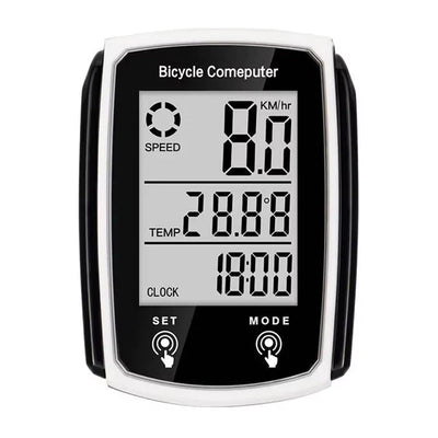 Wired LCD Digital Bicycle Computer - Speedometer & Odometer