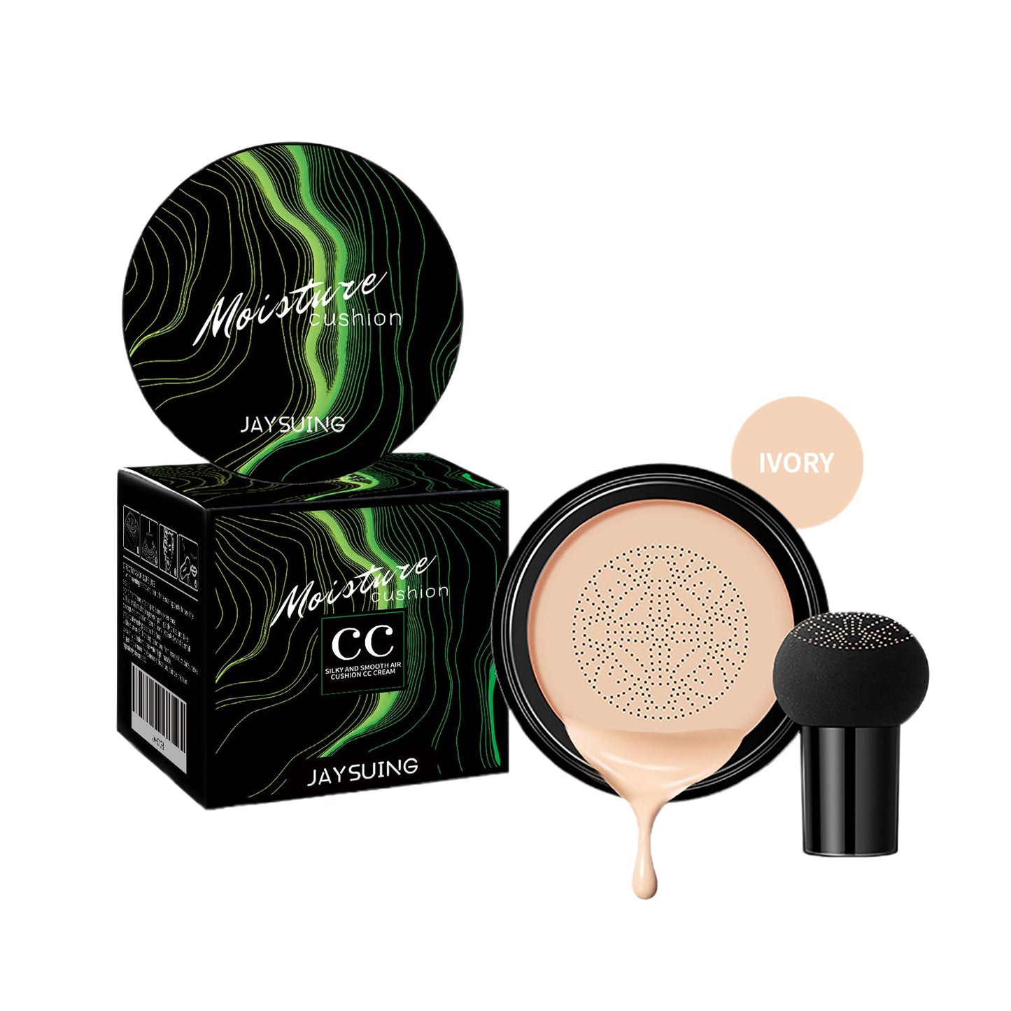 Mushroom Head Air Cushion, Concealer Natural Moisturizing, Brightening And Long-lasting Foundation - Korvel