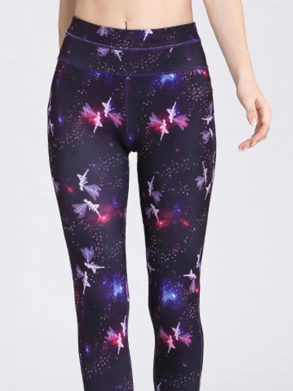 Printed Active High Waist Leggings - Korvel