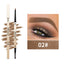 Natural Long-Lasting Waterproof Non-Fading Very Fine Three-Dimensional Not Easy To Smudge Double-Ended Small Gold Bar Eyebrow Pencil - Korvel