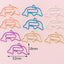 10 pcs/pack cute Cactus star Ice Cream Mini Paper Clips Kawaii Stationery Metal Clear Binder Clips Photos Tickets Notes Letter - Korvel