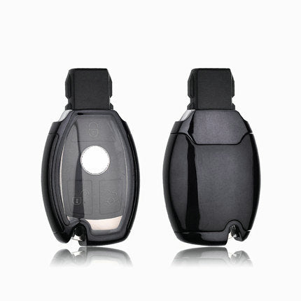 Hight quality PC+TPU key case cover Key case protective shell holder for Mercedes benz A B R G Class GLK GLA w204 W251 W463 W176 - Korvel