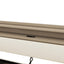 Twin Size Daybed with Storage Drawers, Upholstered Daybed with Charging Station and LED Lights, Beige - Korvel