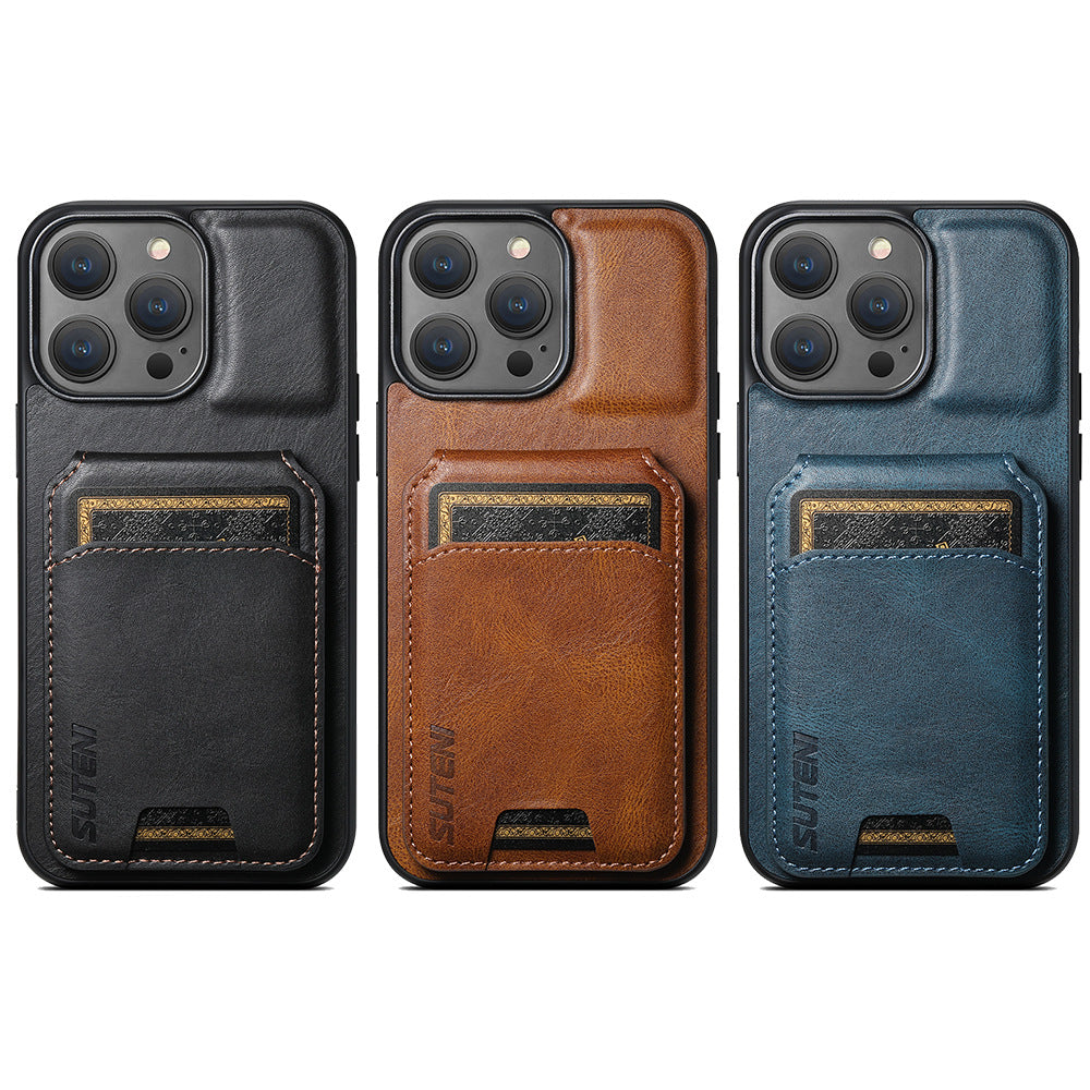 Applicable to iPhone16Plus Apple 14 card slot mobile phone case - Korvel