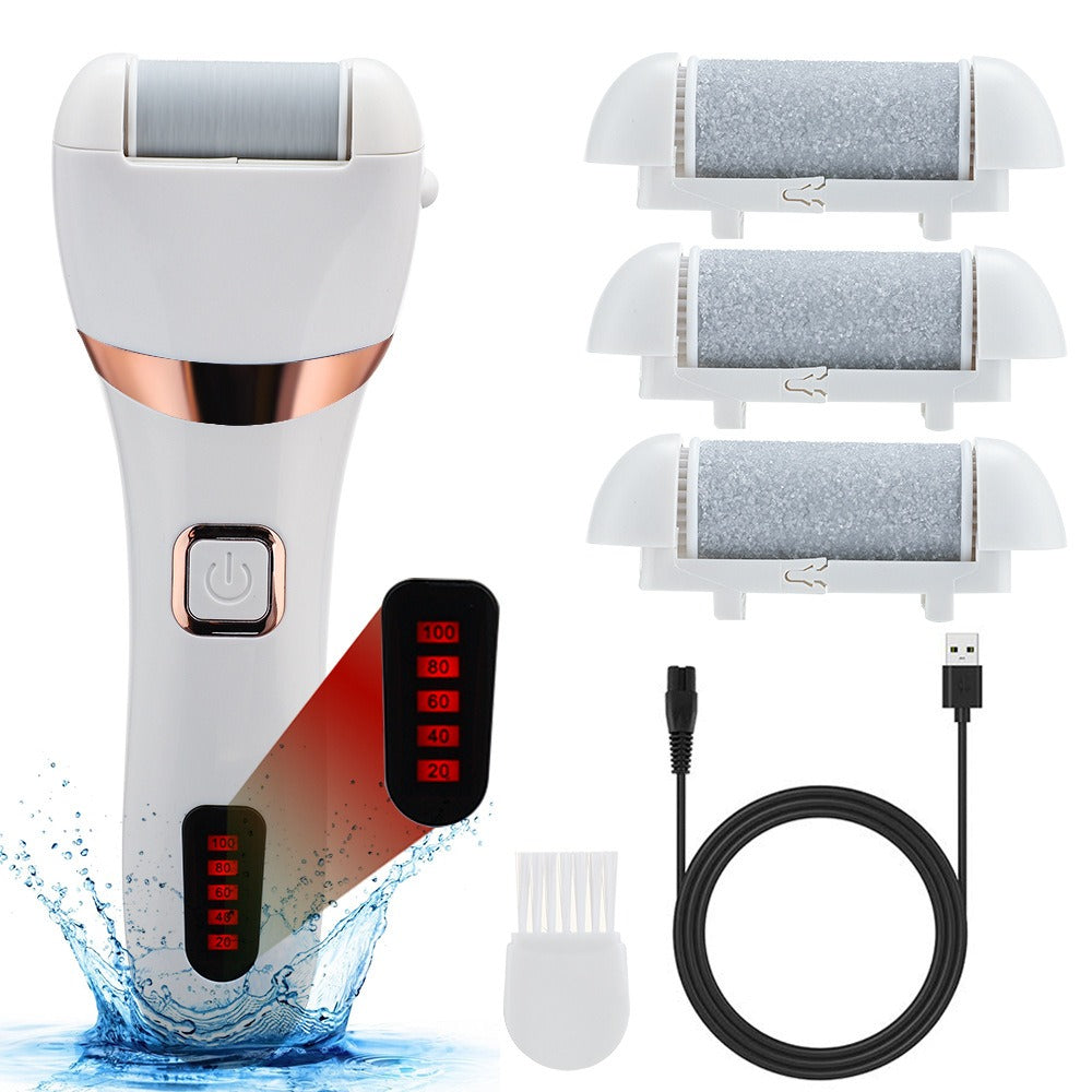 Rechargeable 7 Waterproof Electric Foot Grinder Dead Skin Cutin Removal Household Electric Foot Beauty Foot Grinder Kit - Korvel
