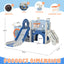 Toddler Pirate Ship Slide Set with Basketball Hoop