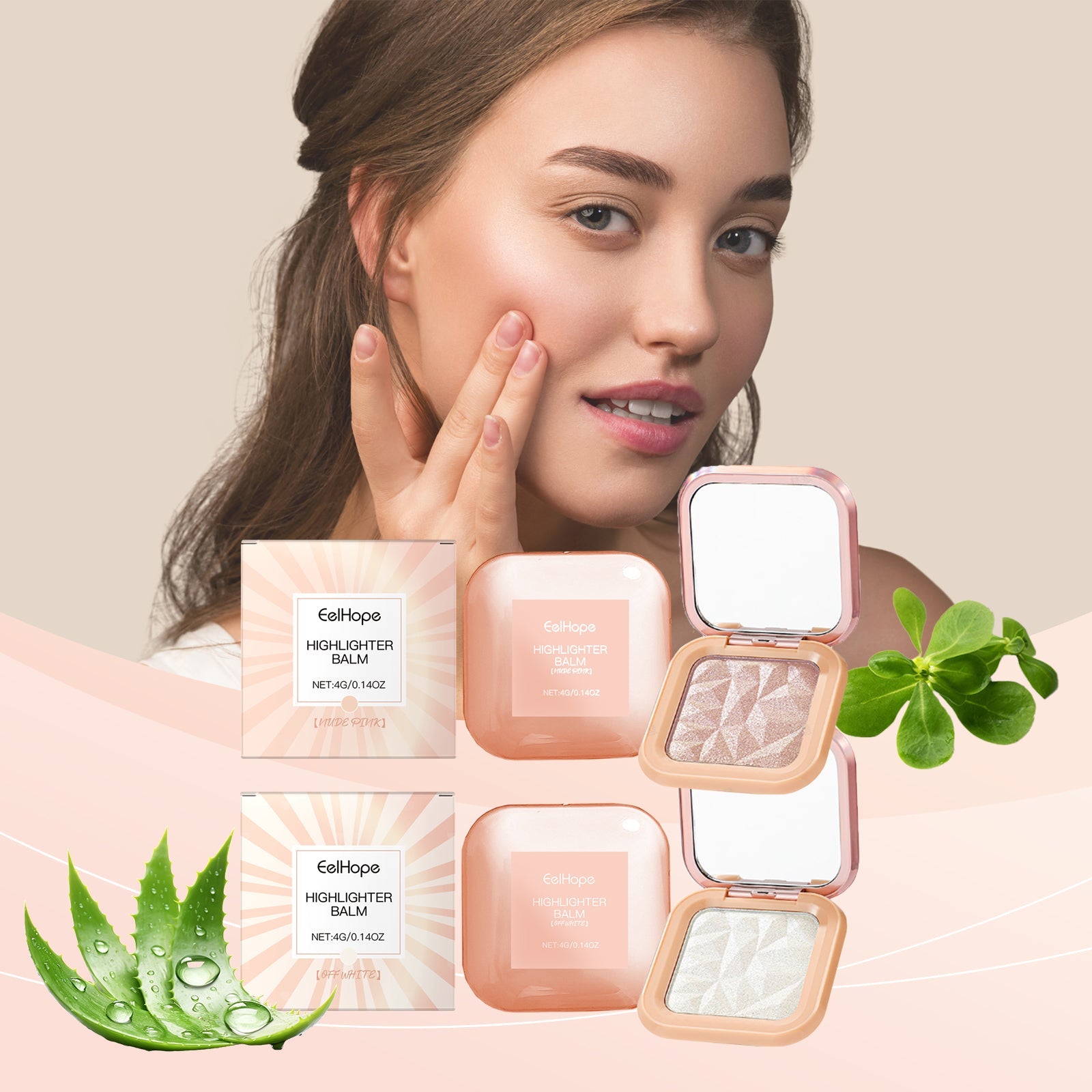 Quicksand High Disc Party Dance Makeup Brightening Face Shine 3d Contouring Highlights - Korvel