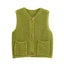 Versatile Crochet Hollow Vest in Solid Colors