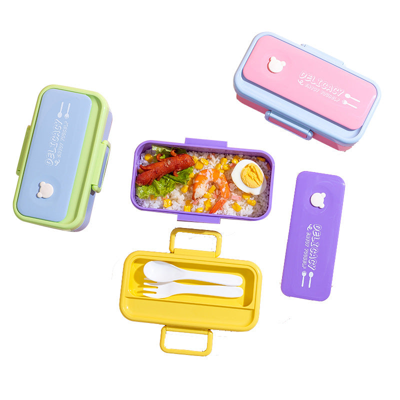 Boîte à lunch mignonne et cartoon, micro-ondable - Portable et élégante