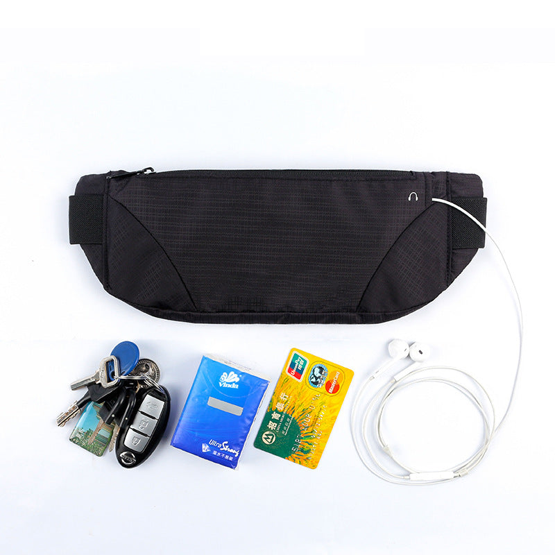 Sports waist bag, running phone waist bag, outdoor mountaineering tactical bag, invisible close fitting waterproof waist bag - Korvel