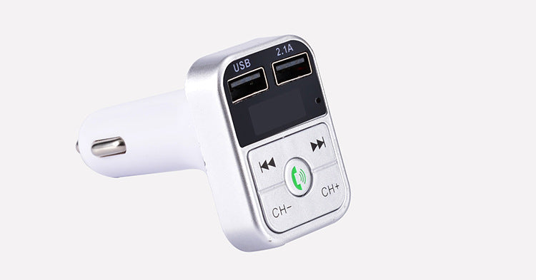 B2 Car MP3 Bluetooth Hands-Free Car Player FM Transmitter Car Charger Receiver - Korvel