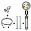 Propeller Shower Turbocharged Shower Head Shower Head Shower One-Button Water-Stop Shower - Korvel