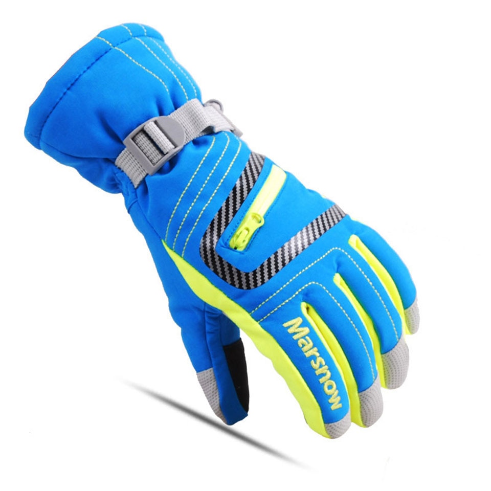 Winter Warm Snowboarding Ski Gloves men women Kids Snow Mittens Waterproof Skiing Breathable Air S/M/L/XL - Korvel