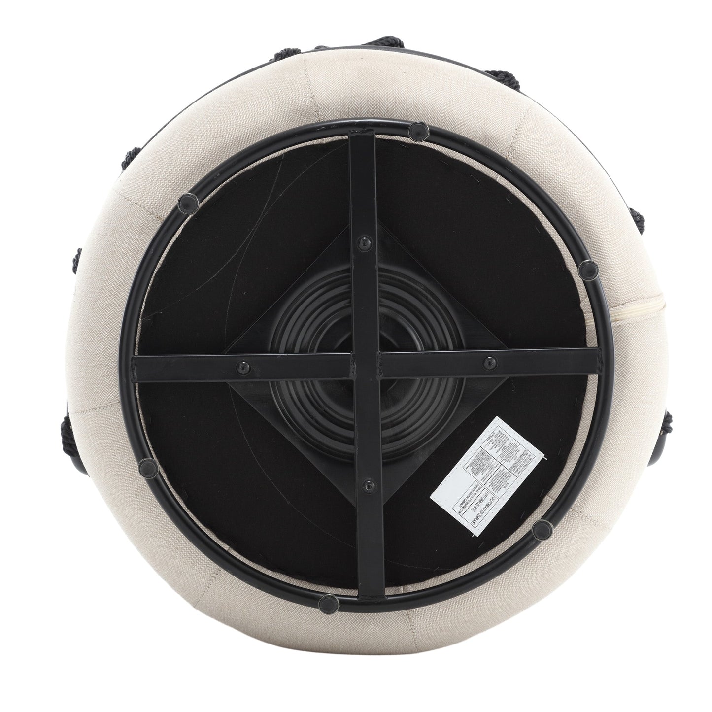 Silla de sala de estar tapizada y con botones COOLMORE