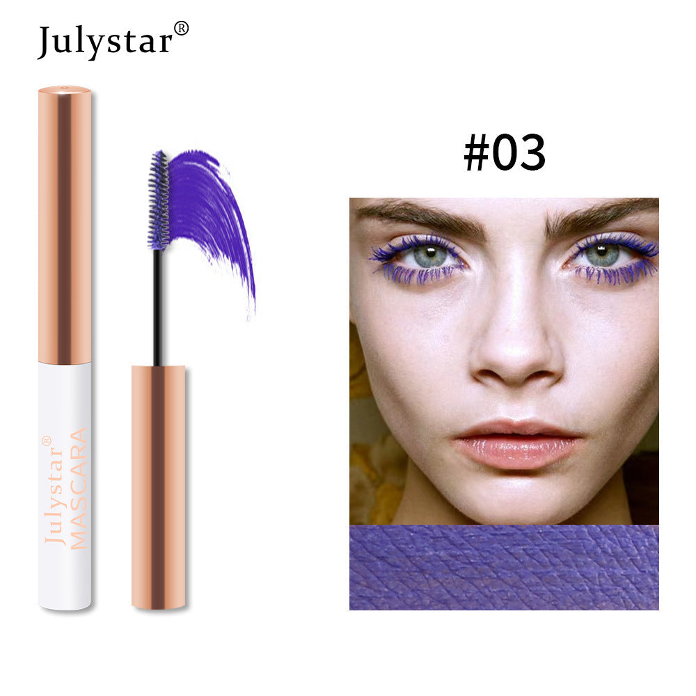 Eyelash Foundation Cream Waterproof Anti Sweat Not Dizzy Dye Slender Long Curl Warped Thick Color Mascara - Korvel