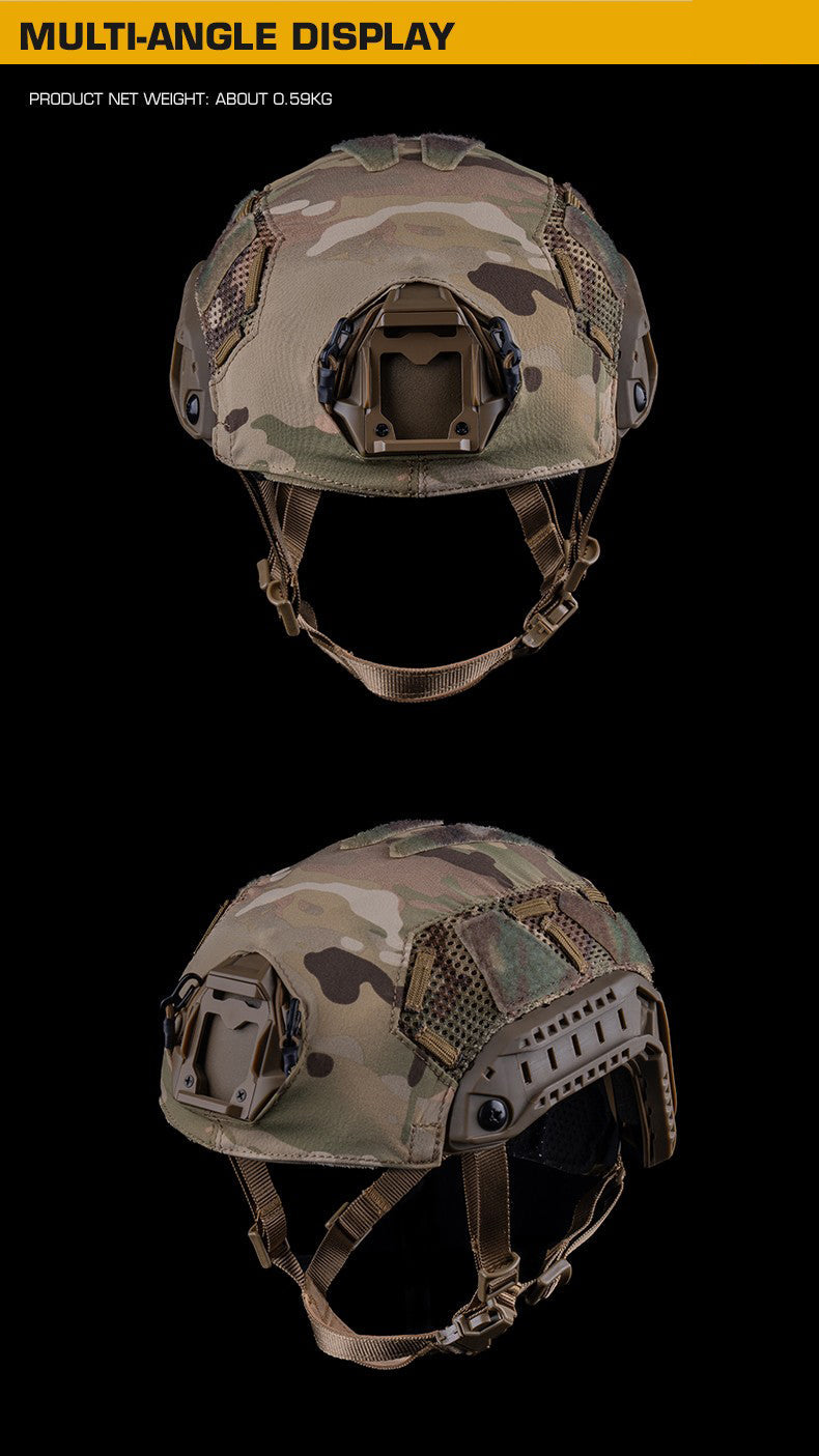 Housse de casque camouflage FAST SF Ultra-haut (Moyen)