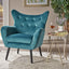 Elegant Teal Armchair for Stylish Living Spaces