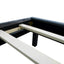 Velvet Button Tufted-Upholstered Bed with Wings Design - Strong Wood Slat Support - Easy Assembly - Gray Queen platform bed - Korvel