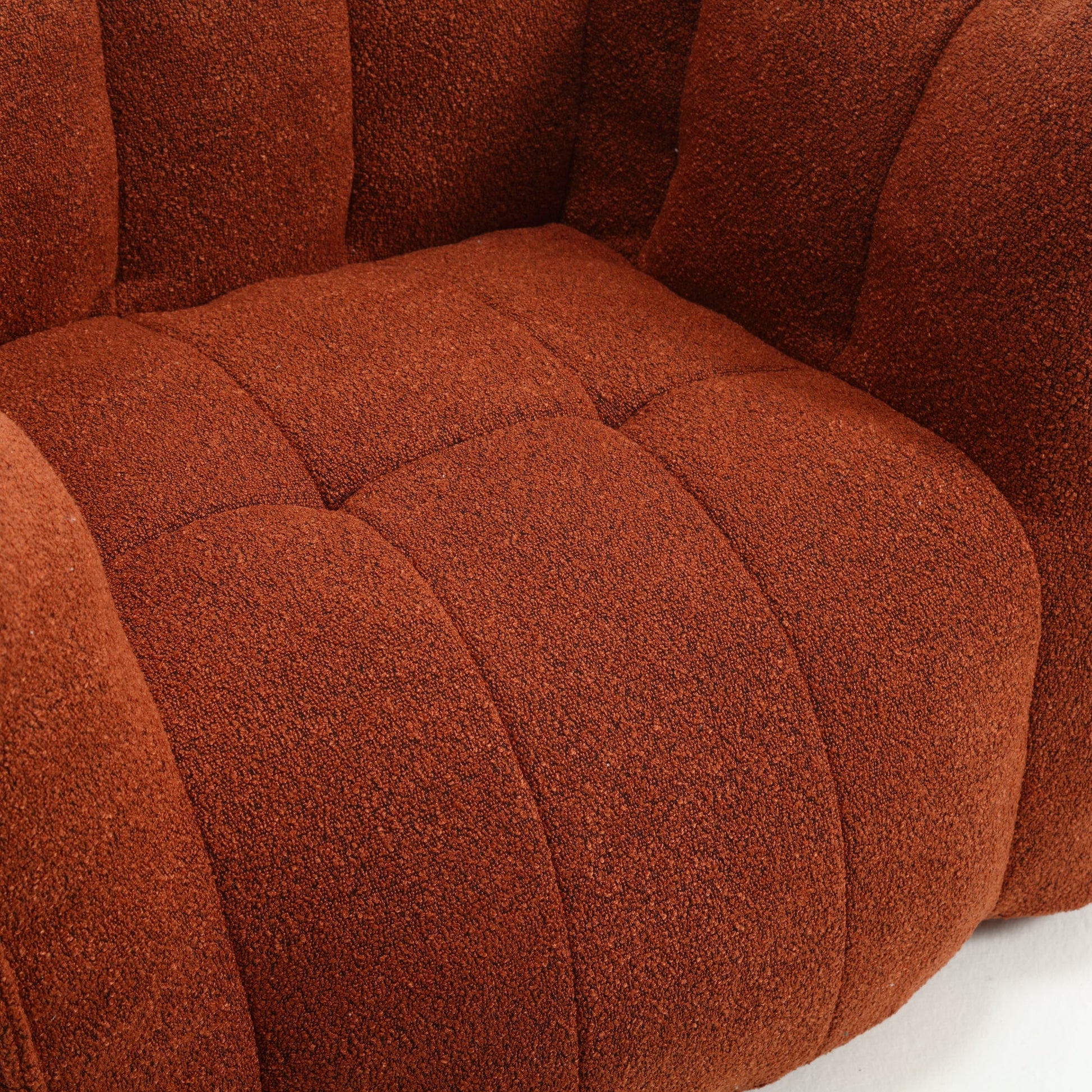 Soft Bean Bag Chair with High Resilient Foam(Chips)for living room and bedroom Comfortable Square Lazy Sofa with  Footstool - Korvel