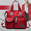 Multiuse Women Waterproof Handbag Nylon Tote Fashion Messenger Crossbody Bags for Women Top-Handle Shoulder Purse Travel Bag - Korvel