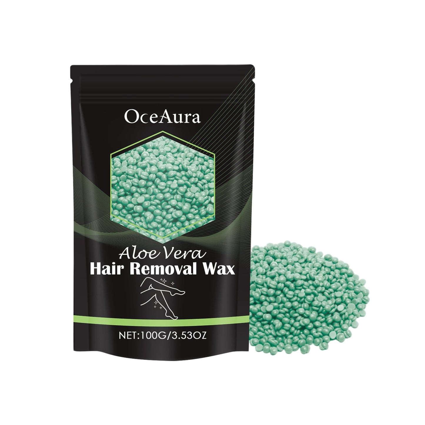 Hair Removal Wax Bean, Underarm Leg Quick Hair Removal Mild Non-Irritating Skin Dry And Smooth - Korvel