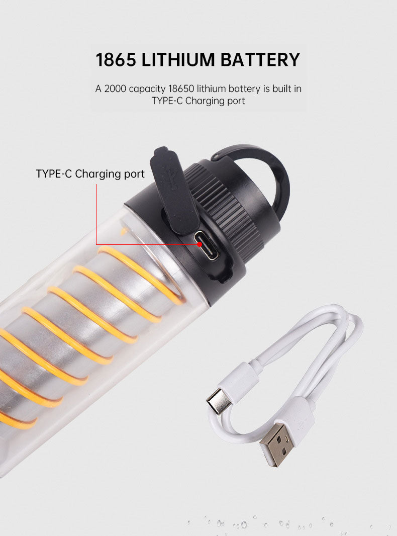 Lampe de camping portable pour extérieur avec trépied