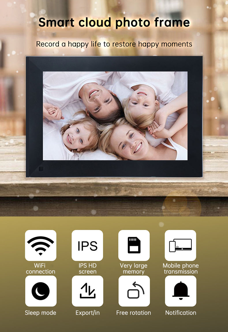 Frameo cloud photo frame WiFi digital photo frame 16G memory smart photo album - Korvel