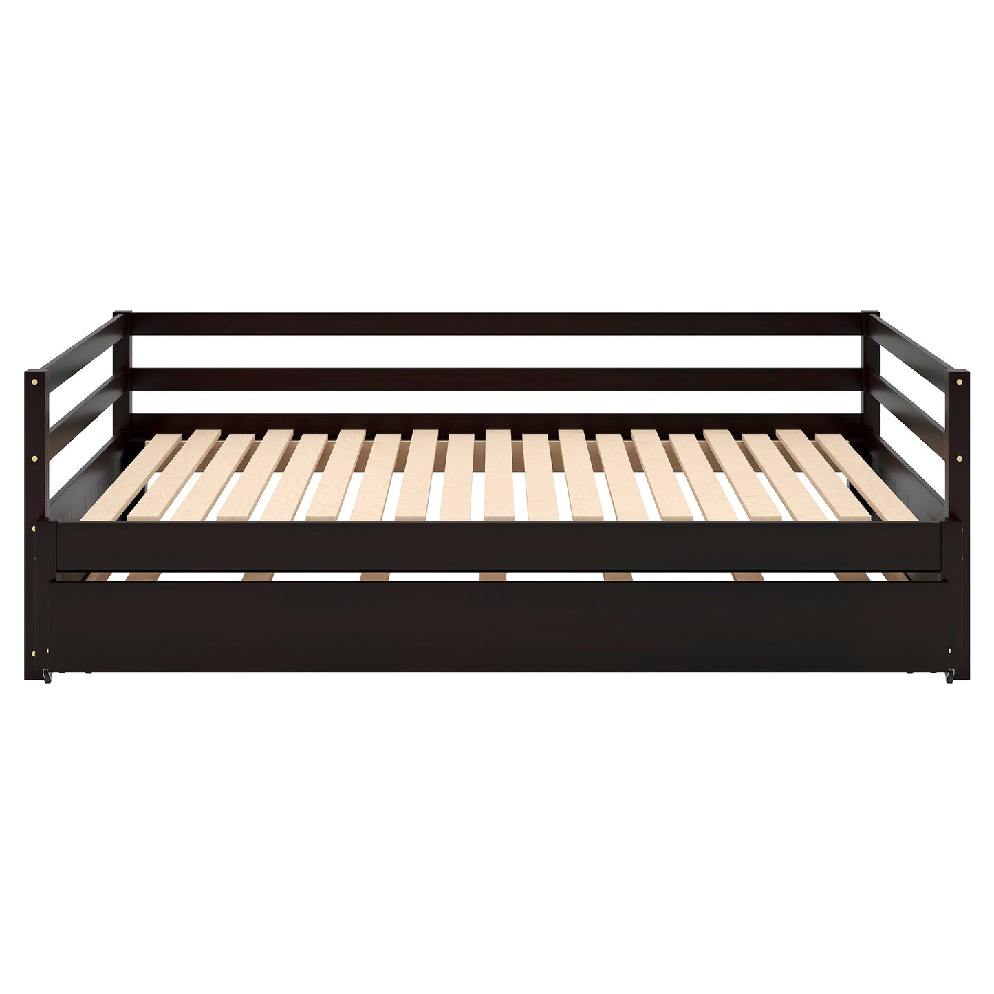 Twin or Double Twin Daybed with Trundle Espresso - Korvel