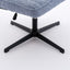 Armless Office Desk Chair No Wheels BLUE - Korvel
