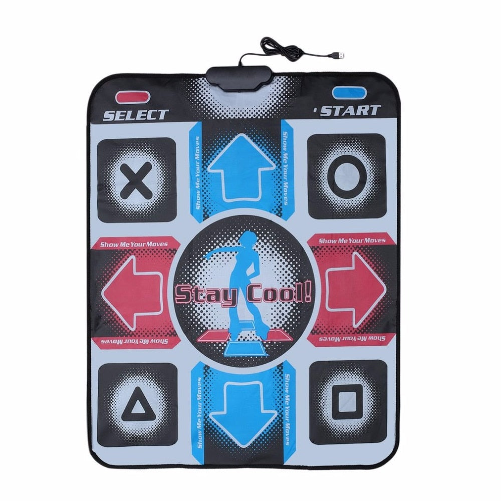 Dance Mat Dancing Step Dancing Mat Dance Pad Dancer Blanket Equipment Revolution HD Non-Slip Foot Print Mat to PC with USB - Korvel