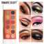 Romantic Beauty 12 Color Dazzle Eye Shadow Plate Pearlescent Matte Finish Eye Shadow Makeup - Korvel