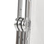 Transparent chair, stackable folding chair, PC plastic living room chair, chrome frame foldable acrylic chair, O-Clear - Korvel