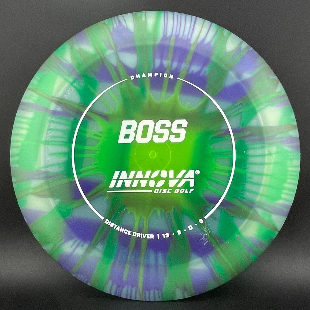 I-Dye Champion Boss Disc Golf Driver