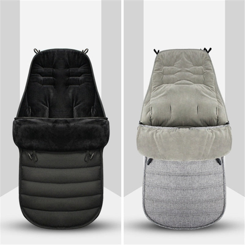 Winter Thick Sleeping Bags Warm Baby Sleepsack Envelope For Newborn Infant Windproof Stroller Cushion Footmuff  Pram - Korvel