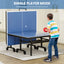 Mesa de Tenis de Mesa Interior Profesional de 15 mm de MDF con Red