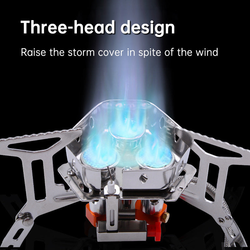 Design Camping Gas Stove Delicate Appearance Outdoor Hiking Portable Gas Stov - Korvel