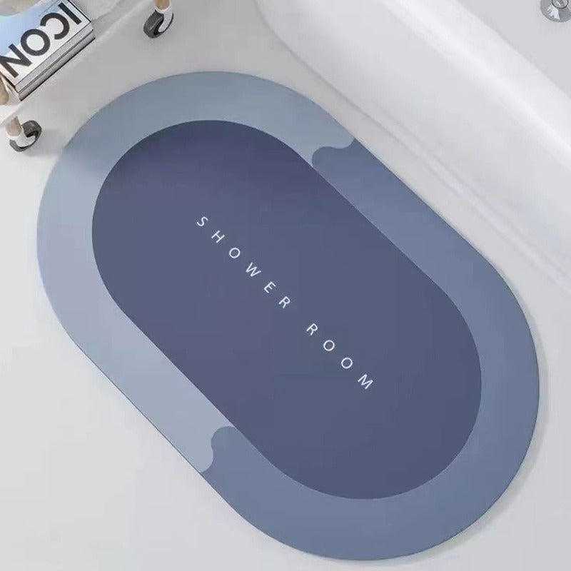 Soft cushion floor mat absorbent foot mat bathroom non-slip quick-drying toilet door carpet bathroom door mat - Korvel