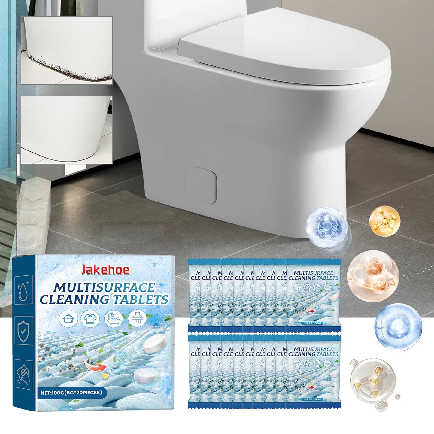 Effervescent Multisurface Cleaning Tablets