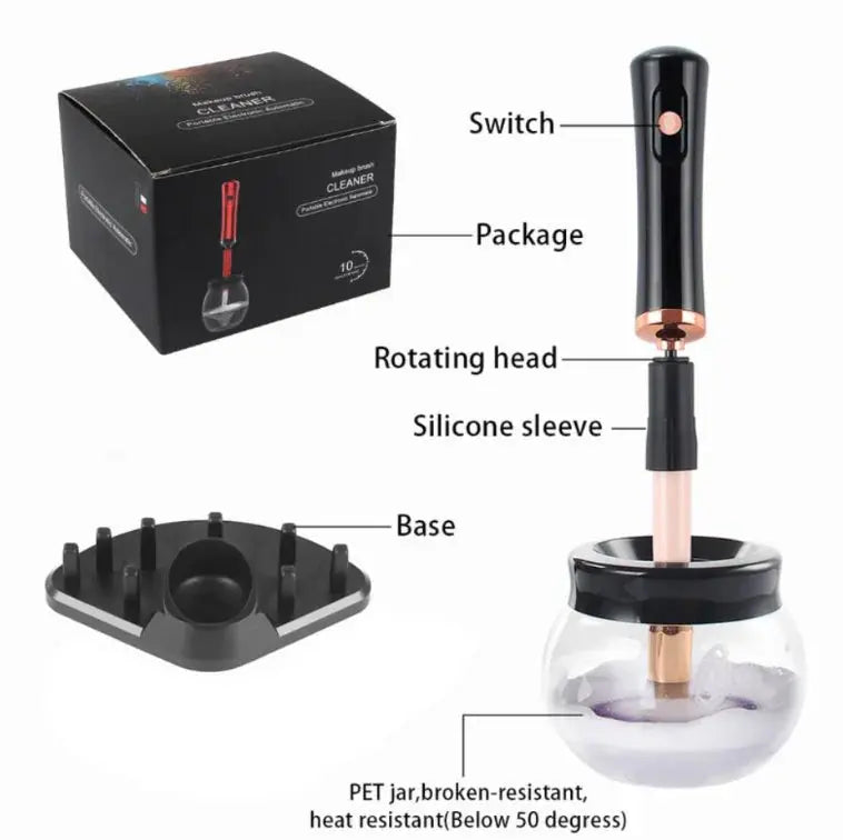 Kit de Nettoyage de Pinceaux de Maquillage Efficace
