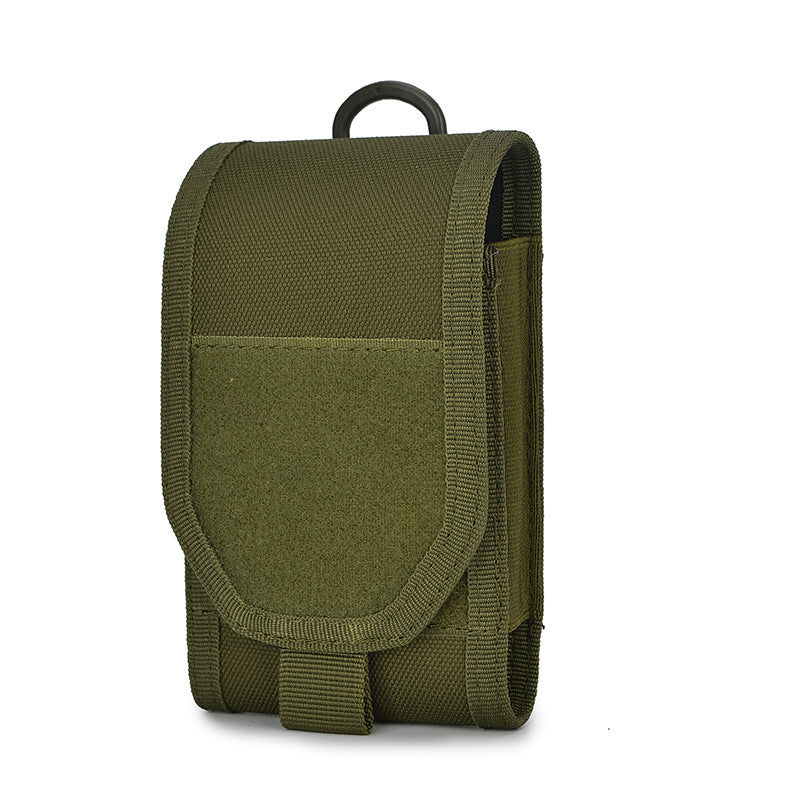 Tactical mobile phone waist bag, belt hanging bag, 6-inch waterproof mobile phone bag, multifunctional tactical accessory bag - Korvel