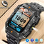 YK03 smartwatch Bluetooth call flashlight sports waterproof heart rate blood oxygen health monitoring - Korvel