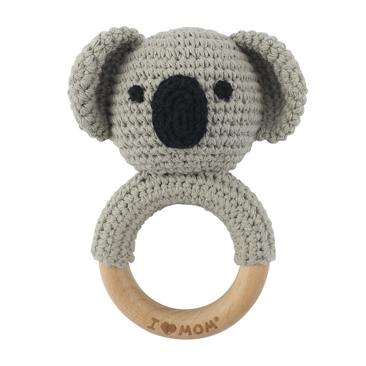 Carving Name Baby Soothing Bell Newborn Gift Bath Gift Knitted Cartoon Doll - Korvel