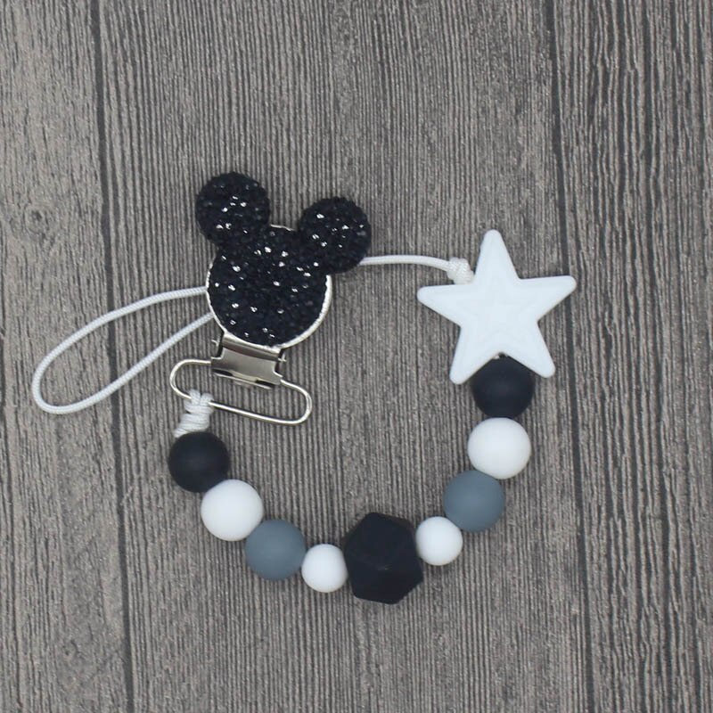 Silicone Beads Pacifier Clip for Infants and Toddlers